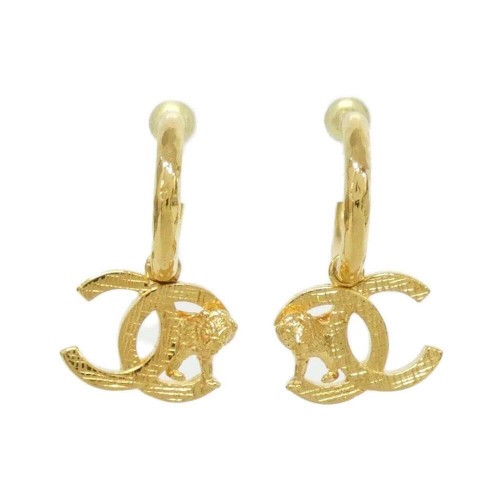 CHANEL Authentic Gold Earrings